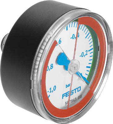 Festo 547843 / VAM-63-V1/0-R1/4-E-RG Vacuum Gauge