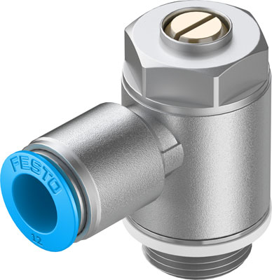 Festo 193152 / GRLA-1/2-QS-12-D One-way Flow Control Valve