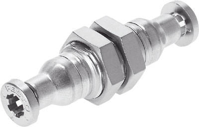 Festo 164210 / CRQSS-4 Push-in Bulkhead Connector