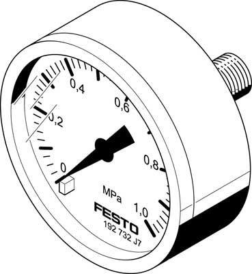 Festo 192732 / MA-40-1-G1/8-MPA Pressure Gauge