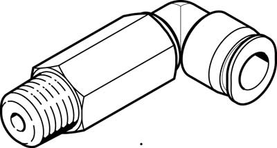 Festo 572287 / QBMLL-1/8-1/8-U Push-in L-fitting, Long