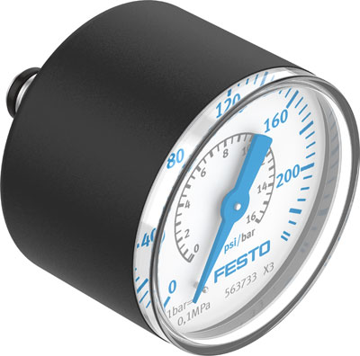 Festo 563733 / PAGN-40-232P-P10 Pressure Gauge