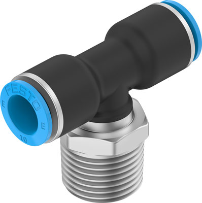 Festo 8113064 / NPQE-T-R12-Q10-P5 Push-in T-fitting