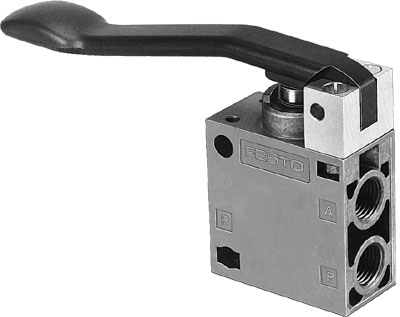 Festo 8990 / THO-3-1/4-B Finger Lever Valve