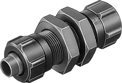Festo 9387 / SCK-PK-3-KU Bulkhead Quick Connector