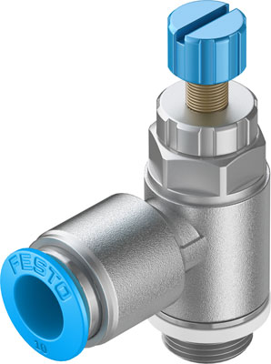 Festo 534340 / GRLA-1/4-QS-10-RS-D One-way Flow Control Valve