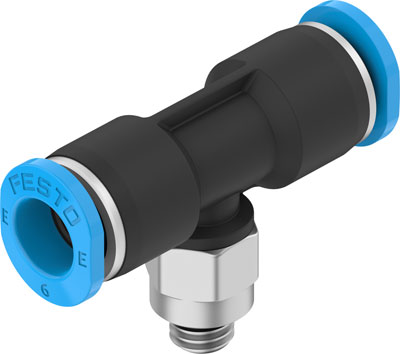 Festo 8113050 / NPQE-T-M5-Q6-P10 Push-in T-fitting
