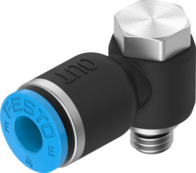 Festo 8113030 / NPQE-LH-M5-Q4-P10 Push-in L-fitting