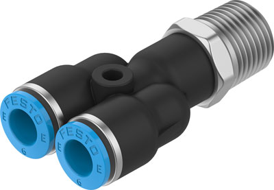 Festo 8113084 / NPQE-Y-R14-Q6-P10 Push-in Y-fitting
