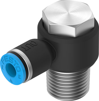 Festo 8113036 / NPQE-LH-R14-Q4-P10 Push-in L-fitting