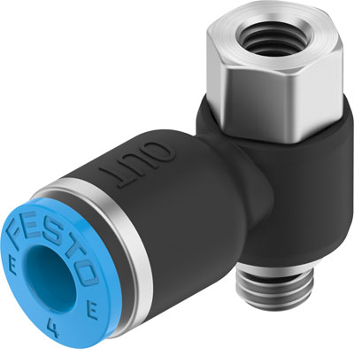Festo 8113090 / NPQE-LT-M5-Q4-P10 Push-in T-fitting