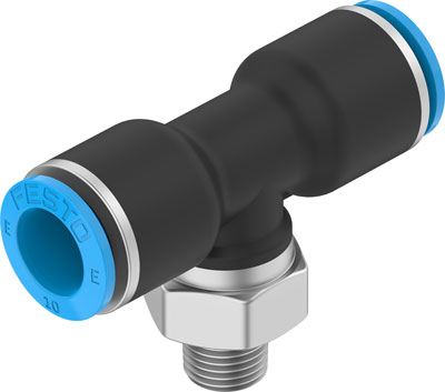 Festo 8113054 / NPQE-T-R18-Q10-P10 Push-in T-fitting