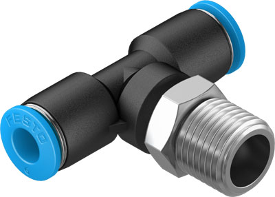 Festo 130796 / QST-1/4-6-100 Push-in T-fitting