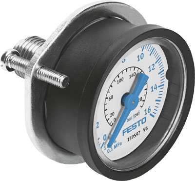 Festo 159603 / FMA-63-16-1/4-EN Flanged Pressure Gauge