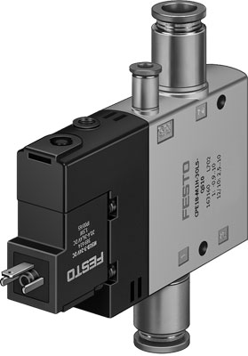 Festo 163844 / CPE24-M3H-3OLS-QS-10 Solenoid Valve