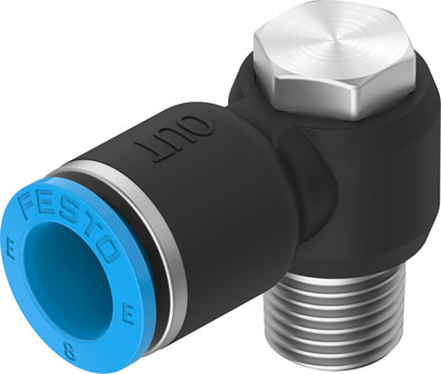 Festo 8113034 / NPQE-LH-R18-Q8-P10 Push-in L-fitting