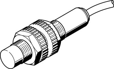 Festo 538337 / SIED-M18NB-ZS-K-L-PA Proximity Sensor