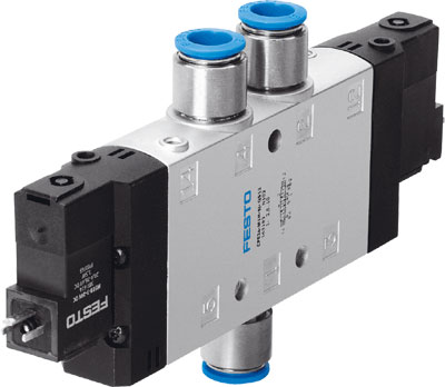 Festo 163183 / CPE24-M1H-5J-QS-12 Solenoid Valve