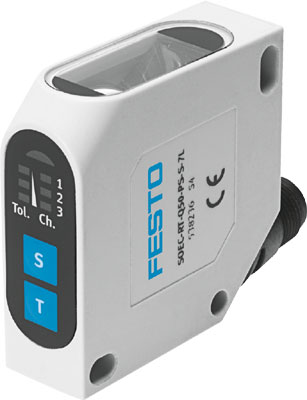 Festo 538236 / SOEC-RT-Q50-PS-S-7L Color Sensor