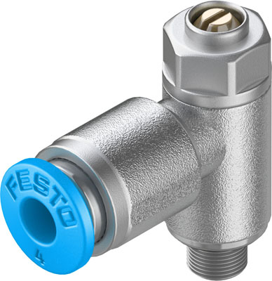 Festo 193154 / GRLZ-M5-QS-4-D One-way Flow Control Valve
