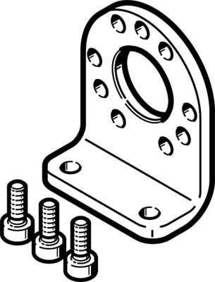 Festo 3371840 / DAMH-Q12-6 Foot Mounting