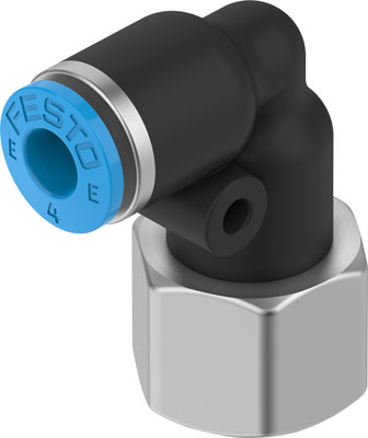 Festo 8113002 / NPQE-L-G18F-Q4-P10 Push-in L-fitting
