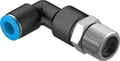 Festo 153081 / QSLL-3/8-8 Push-in L-fitting, Long