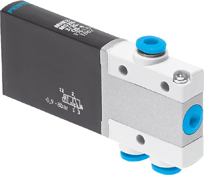 Festo 196134 / MHE2-M1H-3/2G-QS-4 Solenoid Valve