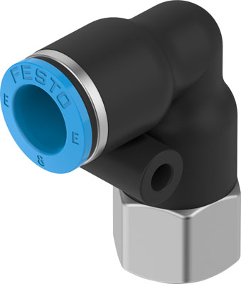 Festo 8113004 / NPQE-L-G18F-Q8-P10 Push-in L-fitting