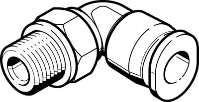 Festo 533285 / QBML-10-32-UNF-1/8-U Push-in L-fitting