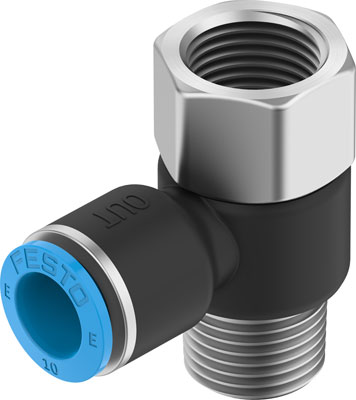 Festo 8113100 / NPQE-LT-R38-Q10-P5 Push-in T-fitting