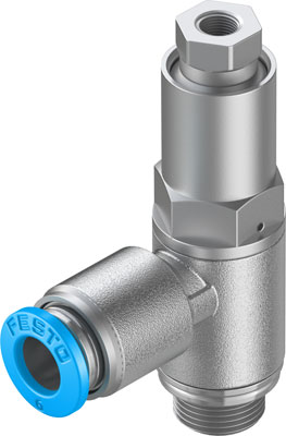 Festo 530040 / HGL-1/8-QS-6 Piloted Check Valve