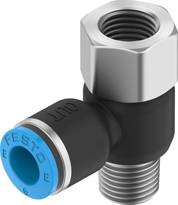 Festo 8113093 / NPQE-LT-R18-Q6-P10 Push-in T-fitting