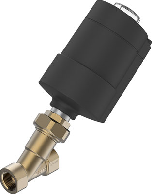 Festo 8111599 / VZXA-A-TS7-3/4-M6-B1T-16-K-75-20-PR-PM Angle Seat Valve