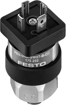 Festo 175252 / PEV-1/4-A-SW27-B-OD Pressure Switch