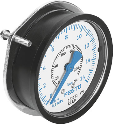 Festo 8037005 / PAGN-P-63-1.6M-G14-1 Flanged Pressure Gauge