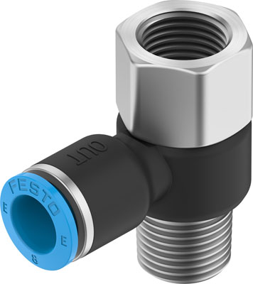 Festo 8113097 / NPQE-LT-R14-Q8-P10 Push-in T-fitting