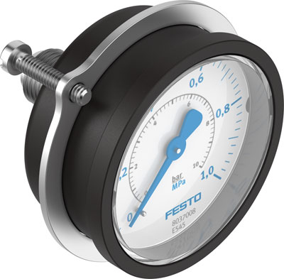 Festo 8037008 / PAGN-P-50-1M-G14 Flanged Pressure Gauge