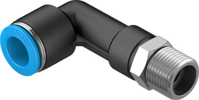 Festo 153084 / QSLL-3/8-12 Push-in L-fitting, Long