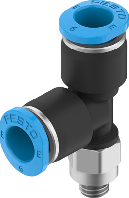 Festo 8113068 / NPQE-LQ-M5-Q6-P10 Push-in T-fitting
