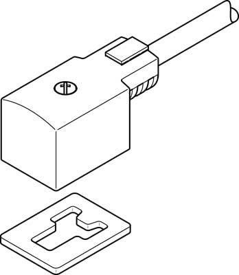 Festo KMV Series Plug Socket With Cable