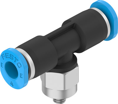 Festo 8113048 / NPQE-T-M3-Q4-P10 Push-in T-fitting