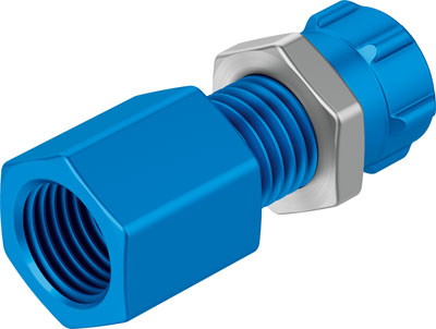 Festo 9424 / QCK-M5-PK-3-B Bulkhead Quick Connector
