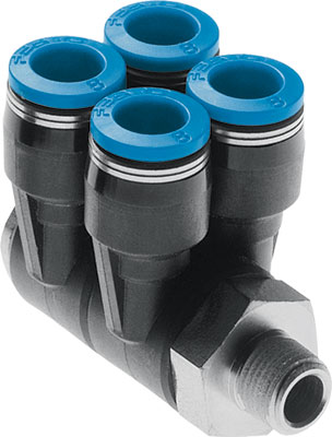 Festo 190798 / QSLV4-3/8-1/2-U Multiple Distributor
