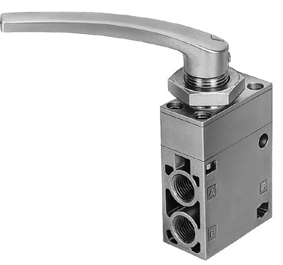 Festo 8987 / H-3-1/4-B Hand Lever Valve