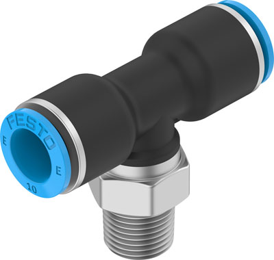 Festo 8113059 / NPQE-T-R14-Q10-P10 Push-in T-fitting