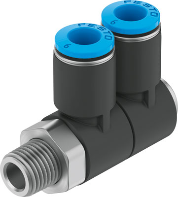 Festo 190774 / QSLV2-3/8-1/2-U Multiple Distributor