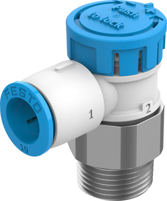 Festo 8068741 / VFOE-LE-T-R38-Q10 One-way Flow Control Valve
