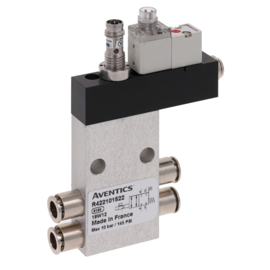 Aventics AV-4/2NC-SR-024DC-E-D8-D8-M8-NLC-PD Flow Control Valve