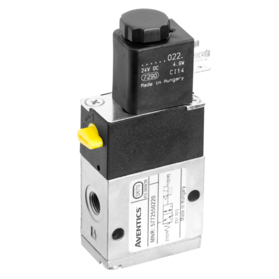 Aventics CD04-3/2NC-SR-NONE-I-N018-N018 Electric and Pneumatic Actuated Directional Valve